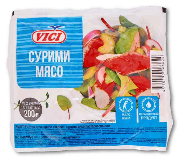 

Крабовое мясо Vici Сурими охлажденное 200 г