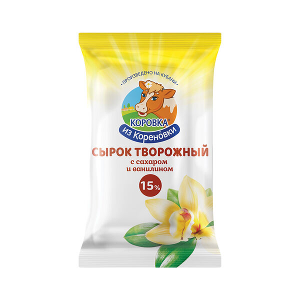 Сырок глазированный Коровка из Кореновки с ванилью 15%