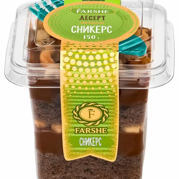 Пирожное Farshe Сникерс, 150г