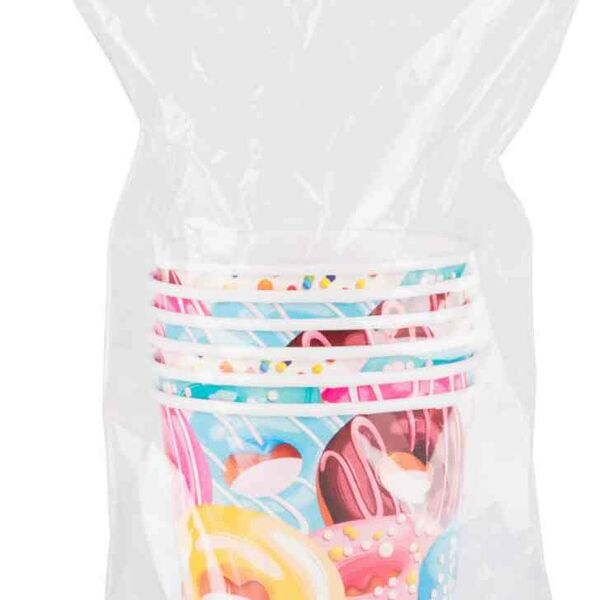 Стаканы бумажные Патибум Пончики, 6 шт.