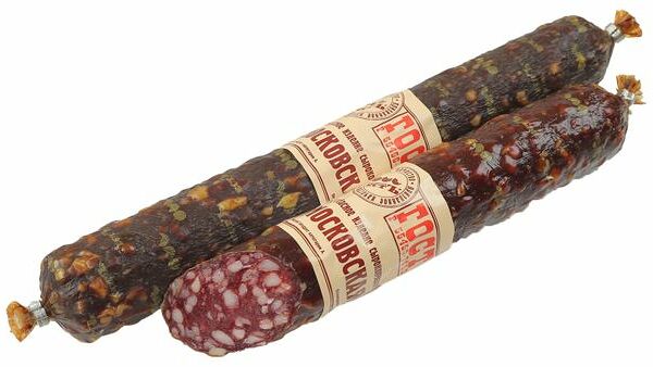 Колбаса Естъ Московская сырокопченая  вес