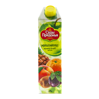 Сок, Сады Придонья, мультифрукт, 1 л