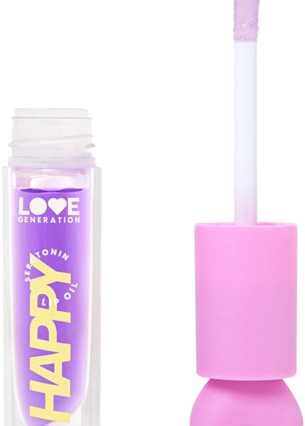 Масло для губ Love Generation Be happy Прозрачно-фиолетовый Тон 04
