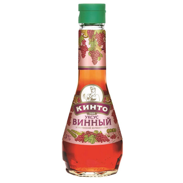 Уксус винный Кинто из красного вина 6% 250 мл