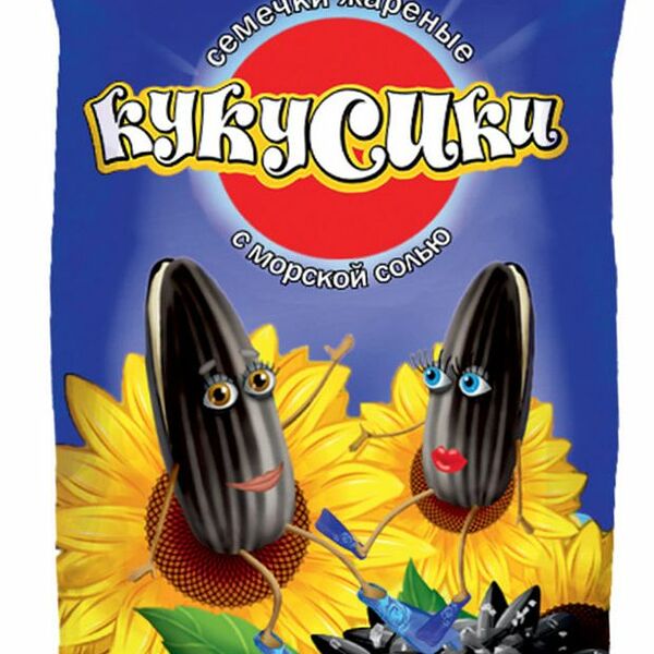  Семечки жареные Кукусики с морской солью, 200 г
