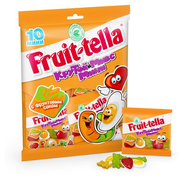 

Мармелад Fruittella Крутой микс мини жевательный, 200 г