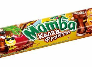 Жевательная конфета Mamba кола и фрукты, 79.5 г
