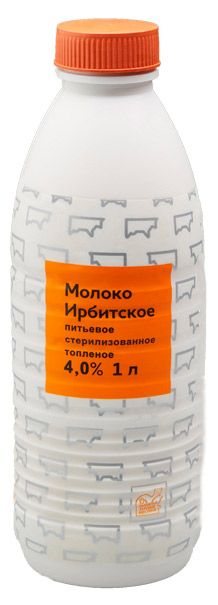 

Молоко Ирбитское топлёное стерилизованное 4% 1 л