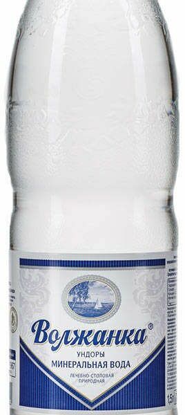 Вода питьевая минеральная газированная Волжанка, 1.5л