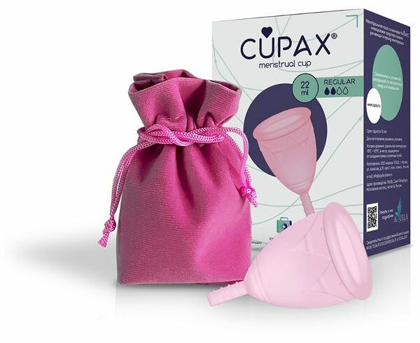 Чаша менструальная Cupax Regular 22 мл розовая 