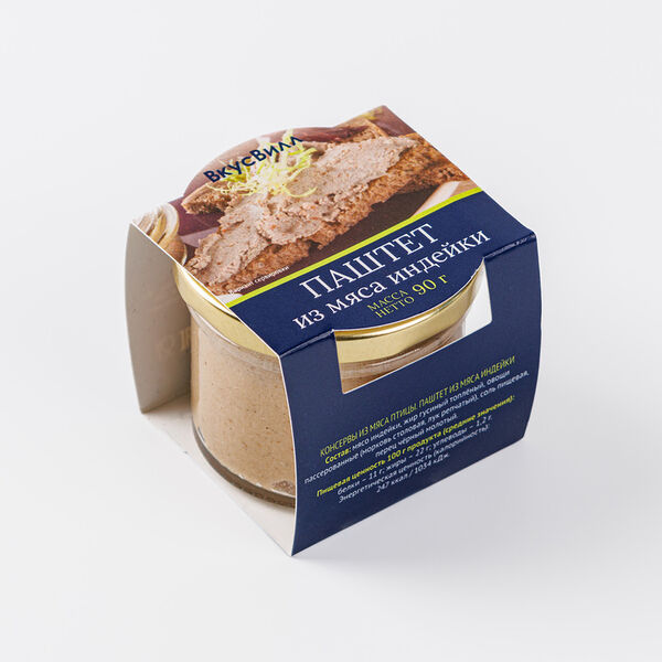 Паштет из мяса индейки