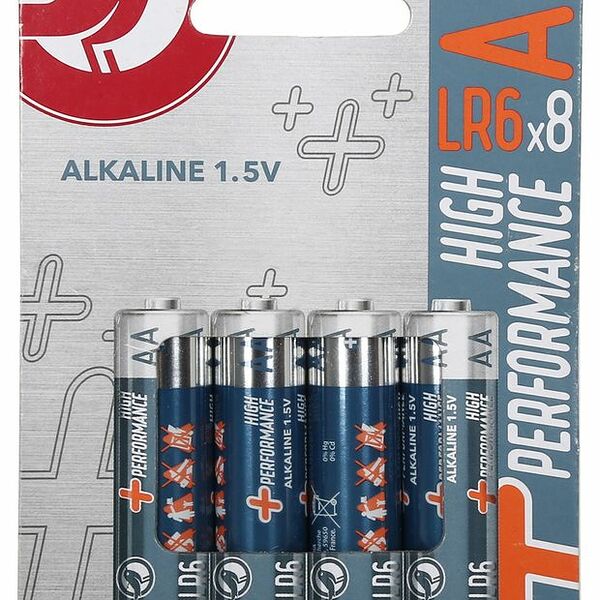 Батарейки Ашан Красная птица Premium алкалиновые LR6 AA, 8 шт