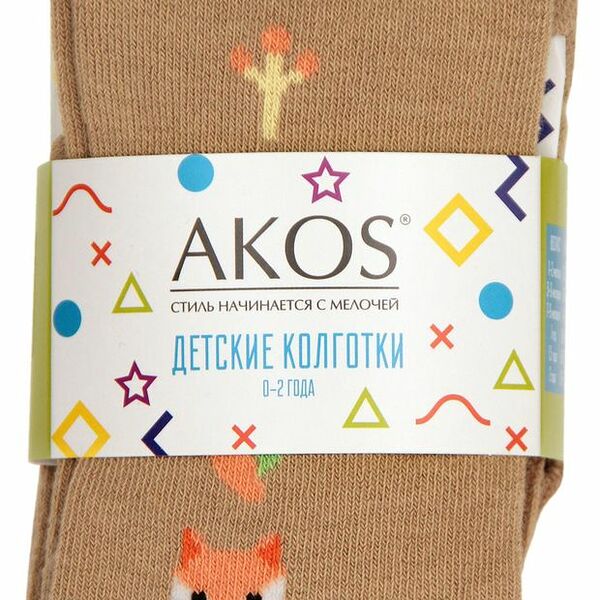 Колготки детские AKOS FD51N16, р. 74-80