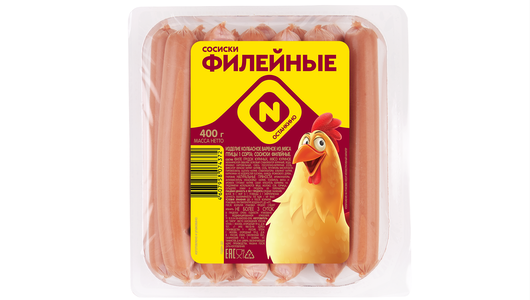 

Сосиски Останкино Филейные, 400 г