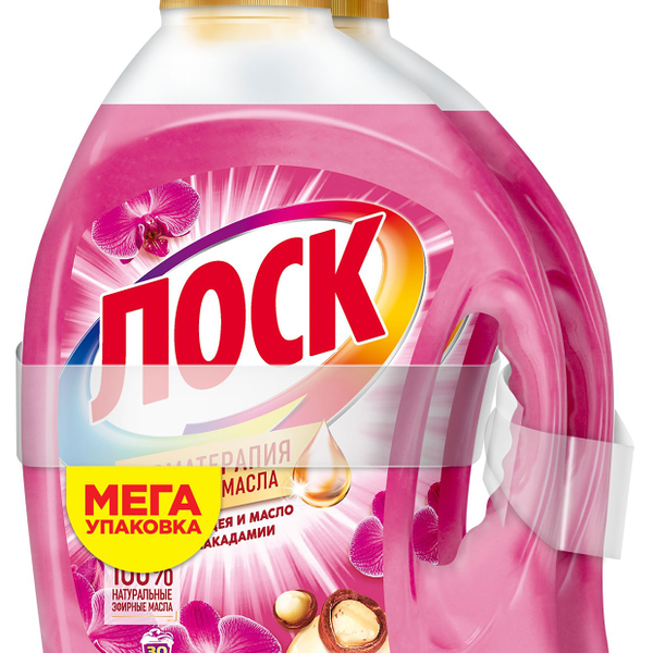 Гель для стирки Losk Ароматерапия Орхидея и масло макадамии 2.19 л х 2 шт