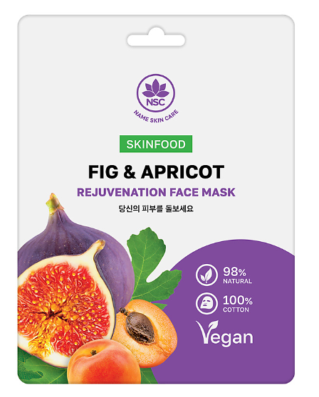 Маска тканевая NAME SKIN CARE Skinfood Инжир и абрикос 22 г