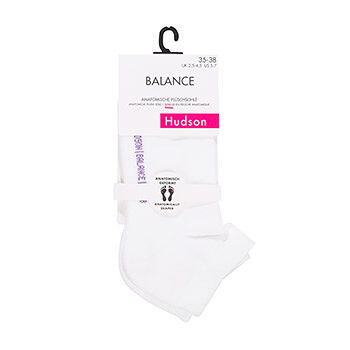 Носки женские Hudson Balance белые, размер 35-38