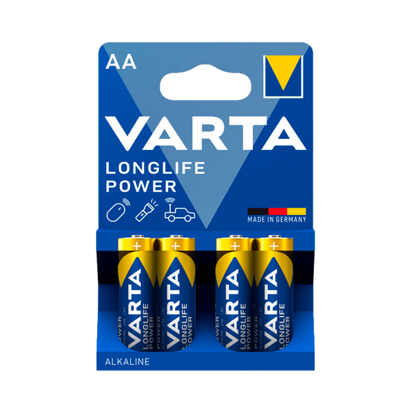 Батарейка Varta High Energy (LL Power) Mignon 1.5V LR6/AA 4 шт