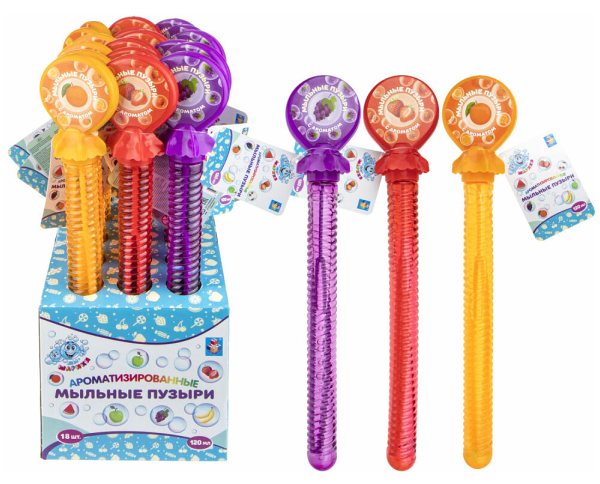 Мыльные пузыри Мы-шарики! ароматизированные 120мл Т17265 Т17264 в ассортименте