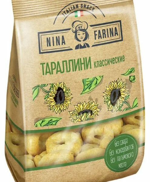 Сушка Nina Farina тараллини классические 180 г