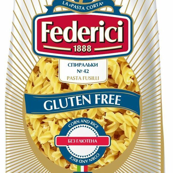 Макаронные изделия Спиральки №42 Federici без глютена