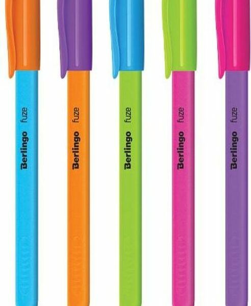 Ручка Berlingo Triangle Fuze Stick шариковая синяя 0.5 мм 1 шт., цвет в ассортименте