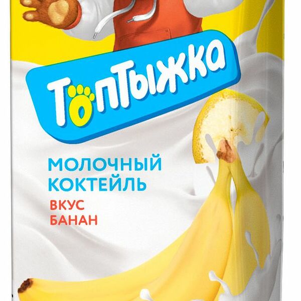 Коктейль молочный Топтыжка банан 3.2% 200 г