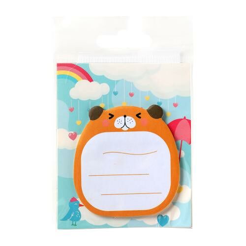 Блок с клеевым краем фигурный в ассортименте