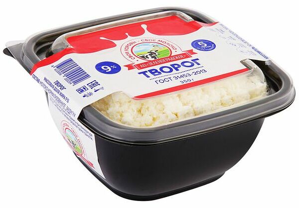 Творог Зеленоградский АО Зеленоградское 9%