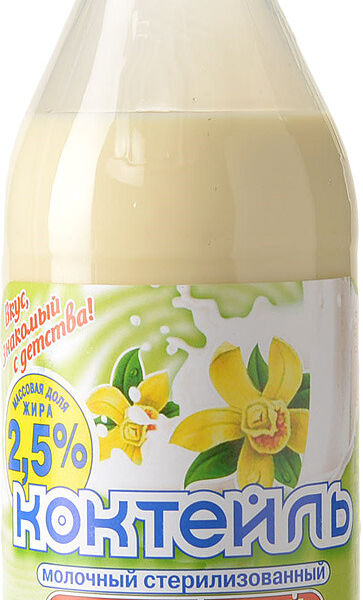 Коктейль молочный стерилизованный Можайский с ароматом ванили 2,5%
