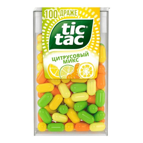 

Драже Tic Tac цитрусовый микс 49 г