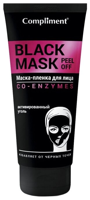 

Маска-пленка для лица Compliment Black Mask от черных точек 80 мл