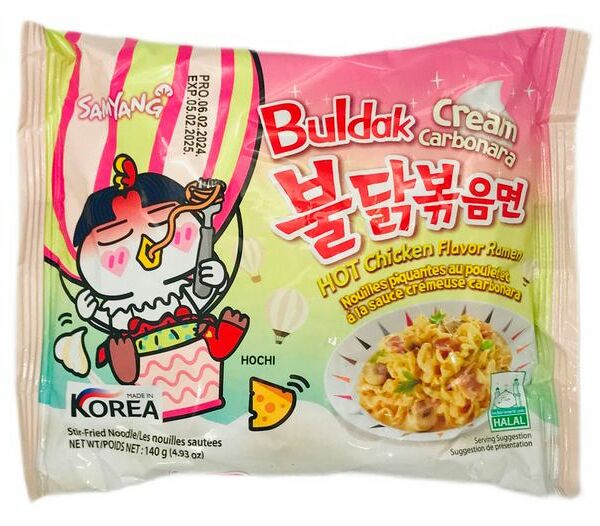 Лапша Samyang Хот Чикен Карбонара острая 140 г