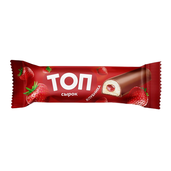 Сырок творожный глаз ТОП с нач Клубника 20% 40г