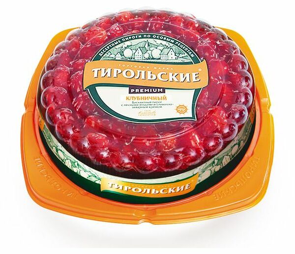 Пирог Тирольские пироги клубничный