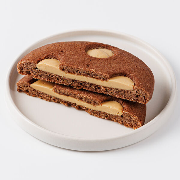 Печенье песочное с какао и арахисовой пастой, 85г