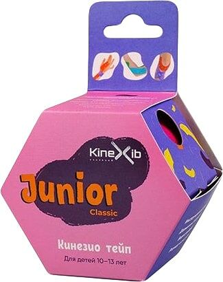Тейп бинт Kinexib Junior Classic для детей 10-13 лет 4см*4м