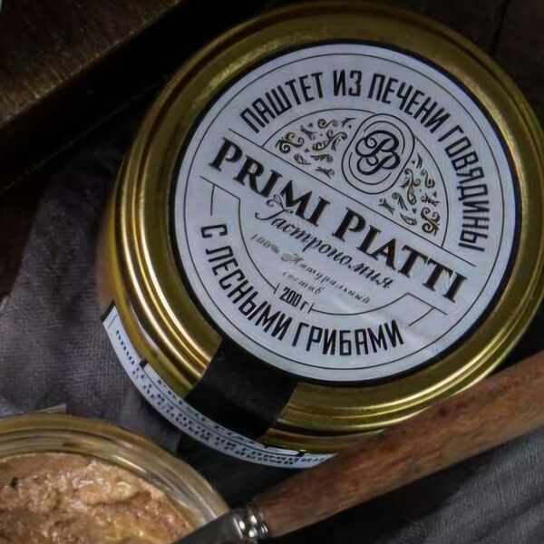 Паштет из печени говядины с лесными грибами