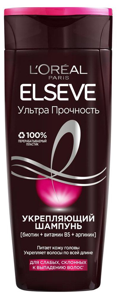 

Шампунь для волос Elseve Ультра прочность укрепляющий 400 мл