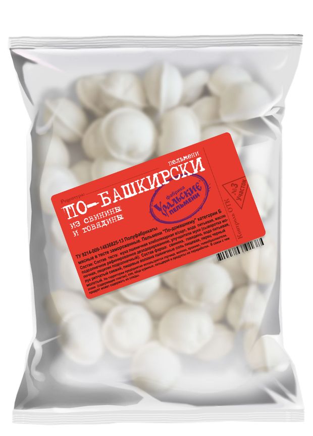 

Пельмени По-башкирски По-домашнему 700 г