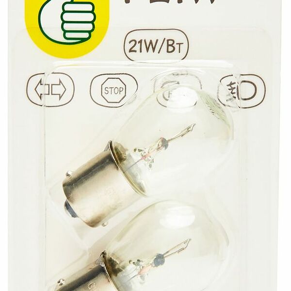 Лампа автомобильная P21W 2 шт ТМ Auchan (Ашан)