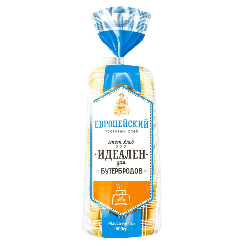 

Хлеб Каравай Кубани Европейский тостовый, 500 г