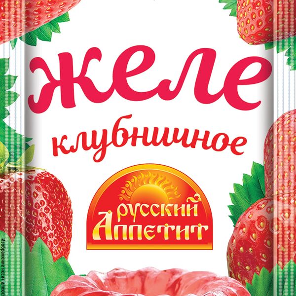 Желе русский аппетит 50 г клубничное