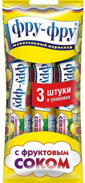 Мармелад Фру-Фру жевательный Трубочка 105г