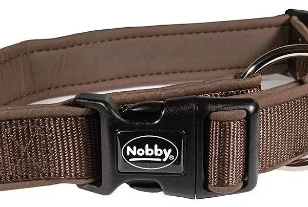 Ошейник для собак Nobby CLASSIC PRENO 30-45см/22мм нейлон коричневый
