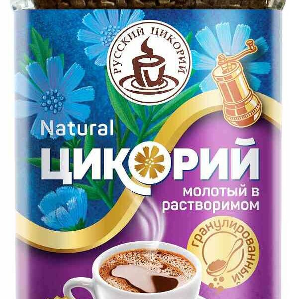 Цикорий молотый в растворимом Русский цикорий 130 г