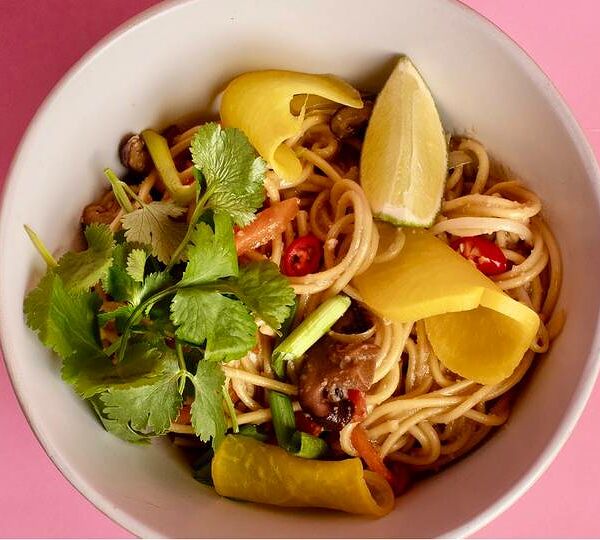 Wok с грибами