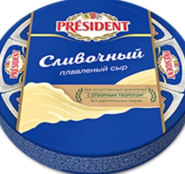Плавленый сыр President сливочный 40%