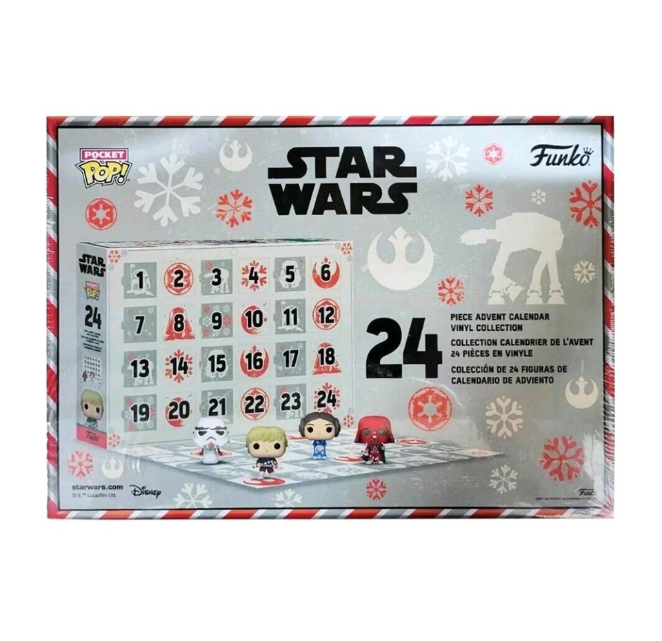 

Набор подарочный Funko Advent Calendar Star Wars Holiday 2022 (Pkt POP) 24 фигурки 62090