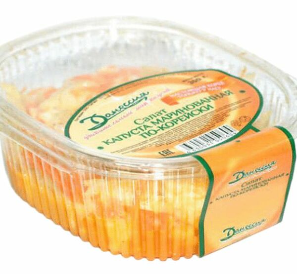 Салат капуста по-корейски Данессия маринованная, 500г